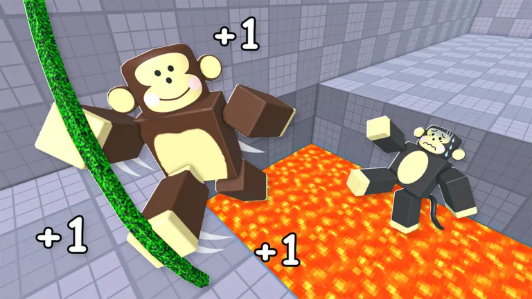 +1 Speed Monkey Escape official Roblox cover art